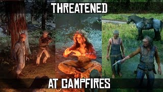 Arthur amp John THREATENED at Campfires by Skinner Brothers Murfree Brood amp Possessed Woman  RDR2 [upl. by Robyn856]