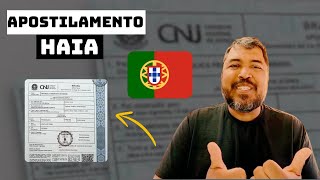 COMO FAZER APOSTILAMENTO DE HAIA PASSO A PASSO [upl. by Wolsniw]