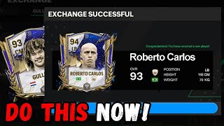 DO THIS NOW TO CLAIM 94 OVR ROBERTO CARLOS DONT FORGET TO DO THIS RIGHT NOW IN FC MOBILE 24 [upl. by Alfy]