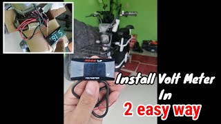 INSTALL 12v TO 100v VOLT METER in EBIKE 2 EASY WAYS [upl. by Jea]