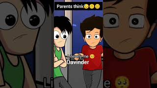 Parents think 😓🙃☹️funnycomedyshortsviral [upl. by Repohtsirhc]