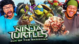 TEENAGE MUTANT NINJA TURTLES Out Of The Shadows MOVIE REACTION First Time Watching  TMNT 2016 [upl. by Sofia]