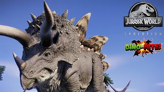 STEGOCERATOPS MAX vs ALL CARNIVORES  SOLO DINOSAUR FIGHT  JURASSIC WORLD  JURASSIC PARK [upl. by Yrod827]