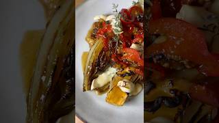 CHARRED ENDIVE amp BLUE CHEESE alychalloner cooking recipe personalchef annecy cookingchannel [upl. by Sinegra]