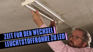 Leuchtstoffröhren mit LED ersetzen und Strom sparen  Anleitung und Tipps zum ZVEI Whitepaper [upl. by Bail]