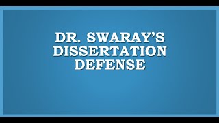 Dissertation Defense [upl. by Ttayw]