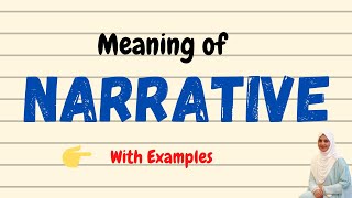 Daily vocabulary  Narrative Meaning  Vocabgram [upl. by Ivette]