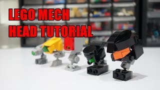 How to build lego mech heads [upl. by Fenella]