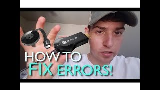 How to FIX all Google Chromecast ERRORs Factory Reset Cant find unable to connect to wifi etc [upl. by Moorish]