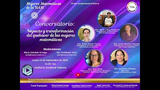 Conversatorio Impacto y transformación del quehacer de las mujeres matemáticas [upl. by Wehhtam]