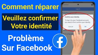 Confirmez votre identité facebook problem solution  Facebook confirme votre problème didentité [upl. by Arbmat97]