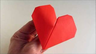 Origami Beating Heart In Action [upl. by Ayotak920]