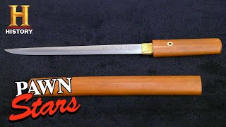 Pawn Stars Rick’s RAZORSHARP Deal for Historic Japanese Sword Season 18  History [upl. by Arahset]