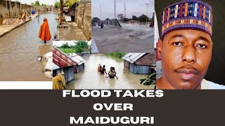 Flood takes over Maiduguri 😭😭😭charismagist [upl. by Peednama]