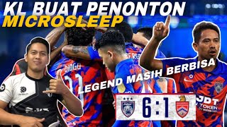 JDT AIBKAN KL CITY 61  DIOGO MENGGILA BAGI HATTRICK  TAKTIKAL BOJAN MAKAN DIR [upl. by Eelarac]