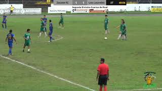 Zacatecoluca FC vs FC Los Laureles [upl. by Ragan]