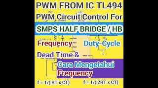 SMPS HB  Half bridge Rangkaian komponen dasar [upl. by Yrdnal214]