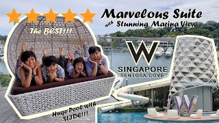 W Singapore Sentosa Cove Marvelous Suite Review – Luxury Hotel Staycation in a Premier Island Resort [upl. by Nadya856]