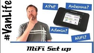 4G LTE MiFi Mobile Internet  Step by Step set up  RV Campervan Motorhome [upl. by Laurella]