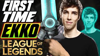 FIRST Time playing EKKO from ARCANE  League of Legends  Grubby [upl. by Secrest]