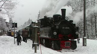 Winter bei den Harzer Schmalspurbahnen [upl. by Cindy]