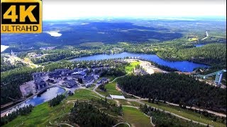 RUKA  Finland above Rukatunturi ilmasta 4K ULTRA HD [upl. by Eceinaj285]