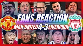 MAN UTD amp LIVERPOOL FANS REACTION TO MAN UNITED 43 LIVERPOOL  FA CUP [upl. by Vihs295]