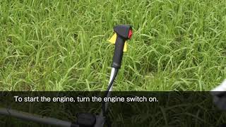 Honda UMK450 UMK435 UMK425 series  Starting amp Stopping the Engine [upl. by Ayotal356]