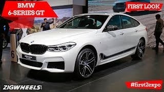 BMW 6Series GT  First Look  Auto Expo 2018  ZigWheelscom [upl. by Llered]