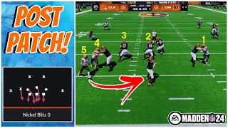 Post Patch How To Run The New Nickel 33 Blitz In Madden 24  Gameplay Included [upl. by Nostets]