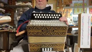 Hohner GC Pokerwork accordion 621 for sale [upl. by Ynar]