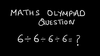 Maths olympiad question [upl. by Wilmer]