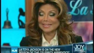 Michael Jacksons sister Latoya on The Joy Behar Show on HLN TV 3411 Part 1 [upl. by Ynamrej]