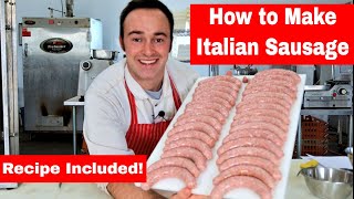 Homemade Italian Sausage Recipe How to Make Italian Sausage Recipe Included [upl. by Groark]