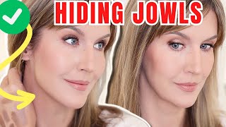 How to GET RID OF JOWLS WITH MAKEUP  Quick amp Easy [upl. by Suravart]