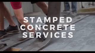 Stamped amp Decorative Concrete Services Edmonton [upl. by Ocimad137]