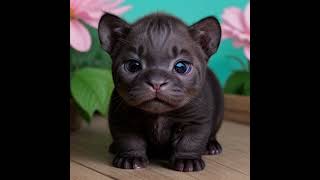 Tonkinese Kitten Pygmy Hippopotamus [upl. by Neale]