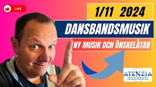 DANSBANDSMUSIK NYHETER amp ÖNSKELÅTAR  1 NOVEMBER 2024 [upl. by Eellek]