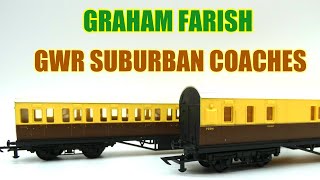 EXCELLENT REVIEW GRAHAM FARISH GWR SUBURBAN COACHES [upl. by Okkin]