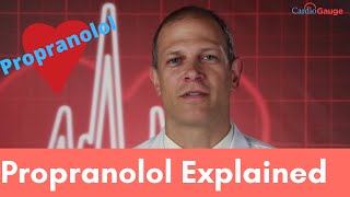 Propranolol General Information and Side Effects [upl. by Varion]