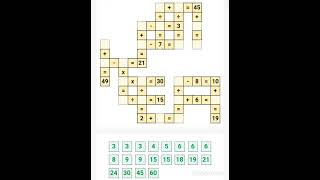 Math Puzzle 🧩 Cross Math  Basic Arithmetic [upl. by Areema]