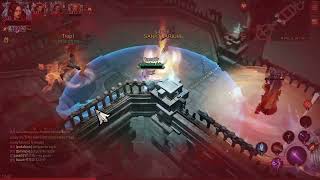 Rush3r Raszer frost mag diablo immortal PVP nice team play pushing statuls [upl. by Idna988]