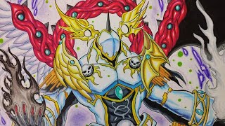 Drawing CHAOS ANGEL  Yugioh [upl. by Anaitak]