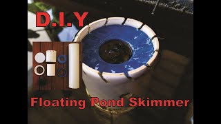 DIY Floating Pond Skimmer [upl. by Ennybor]