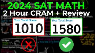 2024 SAT Math FULL Review amp Exam Prep EVERYTHING YOU NEED TO KNOW [upl. by Bunnie]