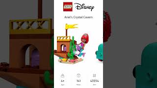 PREVIEW LEGO DISNEY Ariels Crystal Cavern Set 43254 LEGO 2024 [upl. by Nissa]