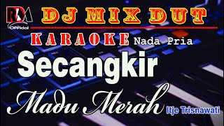 Secangkir Madu Merah  Karaoke Nada Pria Itje Trisnawati  Dj Remix Dut Orgen Tunggal [upl. by Steve]