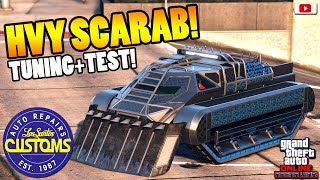 😍🛠Schnellster  Schönster Neuer Panzer SCARAB TuningTest😍🛠GTA 5 Online Arena War Update DLC [upl. by Analak]