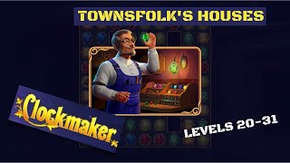 How to play Clockmaker Townsfolks Houses levels 2031 [upl. by Naek131]