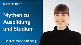 Kurzgefragt – Faktencheck Zwischen Studium und Ausbildung mit Naemi Johanning [upl. by Osithe]